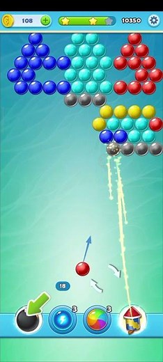 Bubble Shooter Fun: Level 3 Completed! 🔵💥
