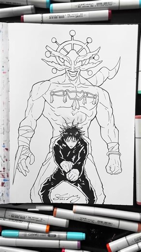 Clean finelining for detailed drawings