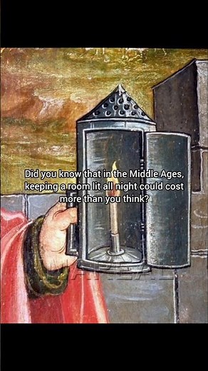 Did you know that candles were once considered a luxury #MedievalHistory #DidYouKnow #MiddleAges