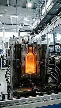 How Waste Glass Becomes New Glass Bottles | Amazing Factory Process#glassbottle #india