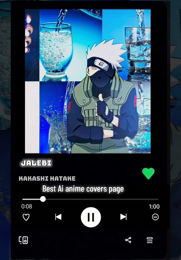 Kakashi's Jalebi Baby Cover in Naruto Style