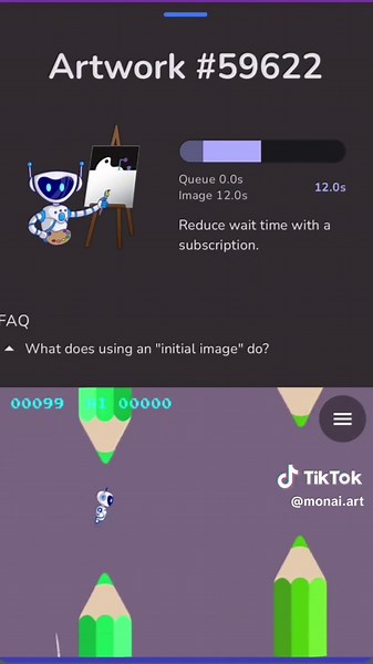We just added Flappy Bot to the MonAI games collection! Look for it today! #aiartgenerator