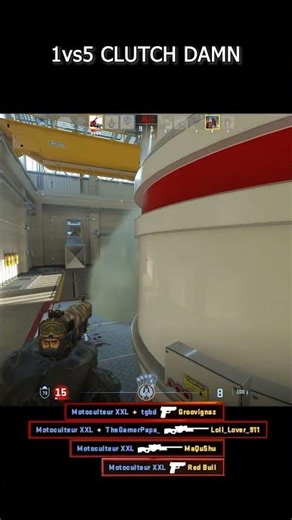 Nuke 1vs5 clutch you know #counterstrike2