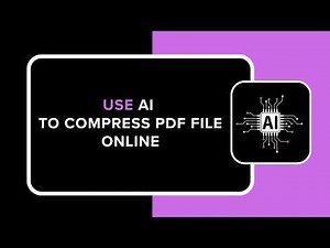 How to Use AI to Compress PDF File Online