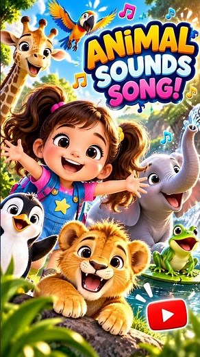 Move & Freeze with Mia! 🐰🐧 | Animal Dance Song for Kids #shorts