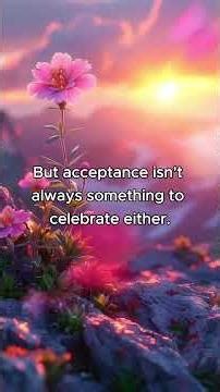 You have to know how to accept rejection and reject acceptance. #motivation #lifeadvice #life