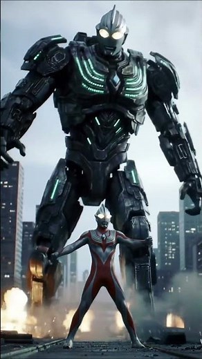 Ultraman Against Robot Ultraman Giant aliens from outer space attack the earth #ultraman