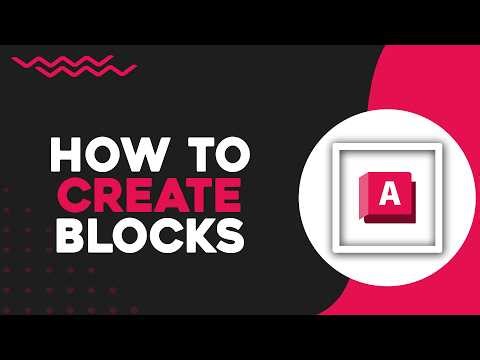 How To Create Blocks in AutoCAD (Quick Tutorial)