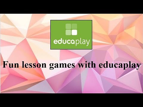Educaplay Tutorial- Fun lesson games with Educaplay