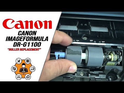 Canon ImageFORMULA DR-G1100 Scanner Roller Replacement