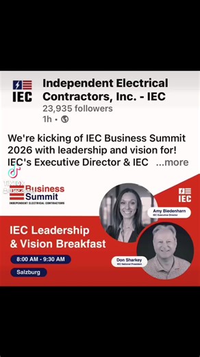 IEC Dallas enjoyed another great day of learning and fellowship with IEC Chapters from all across the United States. Grateful for the collaboration, shared ideas, and commitment to growing the electrical industry together. ⚡🤝🇺🇸 #IECDallas #WeAreIEC #IECStrong #WorkforceDevelopment #MeritShop