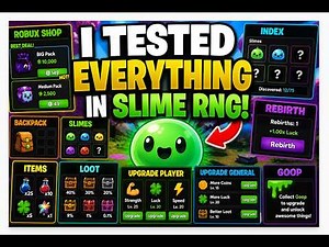 Slime RNG FULL GUIDE! (Shop, Rebirth, Upgrades & MORE)