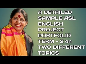 ASL ENGLISH PROJECT PORTFOLIO CBSE TERM - 2 | Learning Together #board