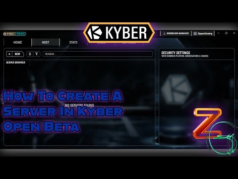 How to Create A Server In Kyber Open Beta