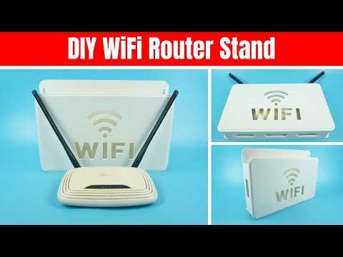 DIY WiFi Router Stand | Handmade WiFi Router Stand | Make a Stylish WiFi Router Stand