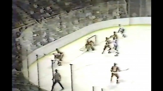 On April 6, 1980, Gordie Howe scored his 801st goal in the NHL. Bruce Martyn and Sid Abel on the call for the Detroit Red Wings as Mr. Hockey netted one against his former team. #LGRW | FanDuel Sports Network Detroit