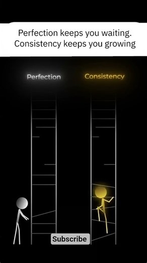 Perfection keeps you waiting. Consistency keeps you growing#viralvideo #shorts #motivation #