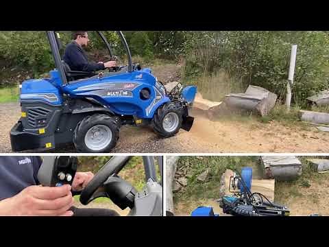 High Powered MultiOne 5.3K is the ideal Tool Carrying Loader, with Stump Grinder Attachment