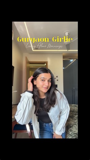 Pooja Yadav on Instagram: "Another Usual Day🤌🏻 [morning hours,morning routine,corporate life,corporate girl,gurgaon life,software developer] #viral #trending #corporategirl #gurgaonlife #morningroutine"