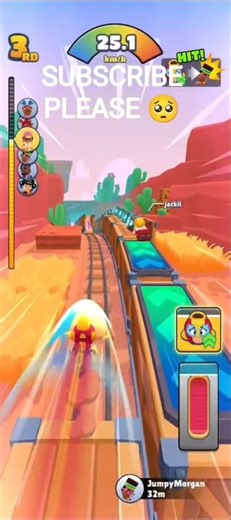 “Brawl Stars Characters Running in Subway Surfers 🚂⚡”