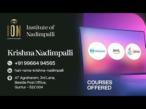 Learn Mulesoft + Amazon S3 integration with easy tutorials in Telugu