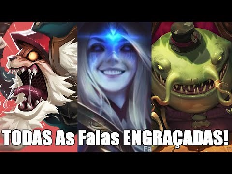 TODAS As Falas Mais Engraçadas de League of Legends! Interações Engraçadas!