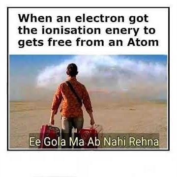 Ionisation Energy Concept #ionizationenergy # physics #chemistry #shorts #viral