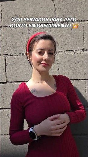2/10 Peinados para PELO CORTO en CRECIMIENTO 👑 (El truco de la diadema)