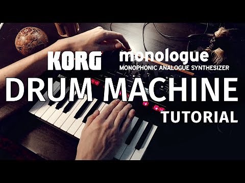 Korg Monologue - Drum Machine Tutorial