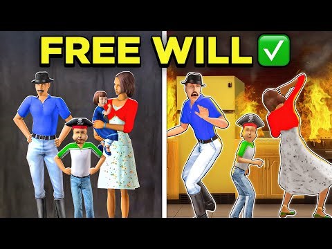 I let my Sims live without me. it got dark fast.