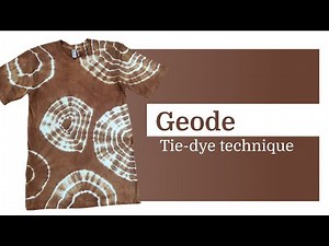 Tie-dye pattern P143 : Geode