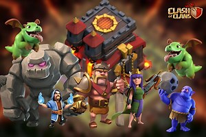 Mass Bowler, one of the best Town Hall 10 ground attack strategies in Clash of Clans