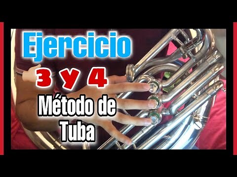 Ejercicio 3 y 4 ✅MÉTODO de TUBA, Como APRENDER a tocar TUBA DESDE CERO en Pocos Dias