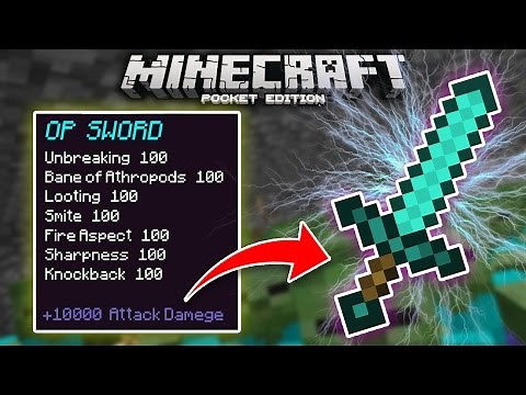 How to get OP ENCHANTMENTS in Minecraft PE 1.1.4!! (Command Block Creation)