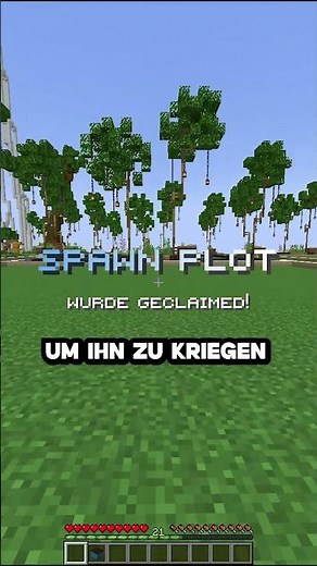 SO KRIEGST DU EINEN SPAWN PLOT AUF MEINEM CITYBUILD SERVER #minecraft #minecraftcitybuild