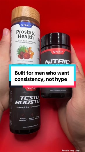 Built for men who want consistency, not hype. Ultimate Trio with Testo Booster Prostate Health Nitric Oxide Booster. Results may vary. #menshealth #menover40 #tiktokshopcreatorpicks #snapnewarrivals #TikTokCreatorSearchInsightsIncentive