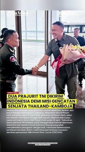 Two Indonesian Military Soldiers Sent on an ASEAN Mission to Support the Cambodia-Thailand Ceasefire