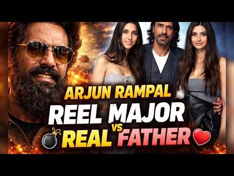 Dhurandar Ka Arjun Rampal: Reel Life Major 💣 vs Real Life Father ❤️ |
