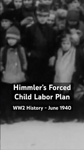 SS Reichsführer Heinrich Himmler’s Exploitation Policies #ww2 #history