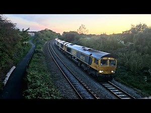 GBRf Class 66's Passing Ladydown Overbridge