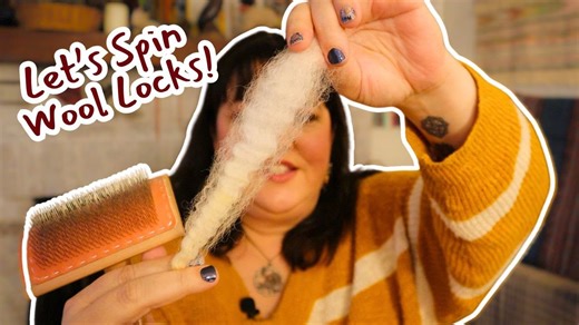 Raw Wool to Threaded Wonder Spinning Straight from Wool Locks