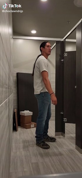 When trying to use the restrooms discretely goes wrong......#tooloud #embarassing #shhh #fyp #funny #bathroomhumor