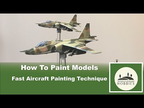 How To Paint Amazing Models: Fast Miniature Aircraft Painting Technique for Team Yankee & Wargaming