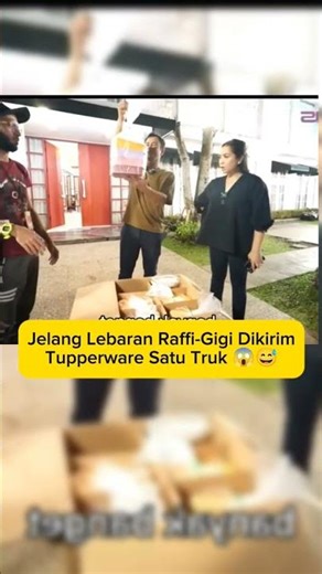 raffi dapat kiriman tupperware satu truk #raffinagita #shortvideo