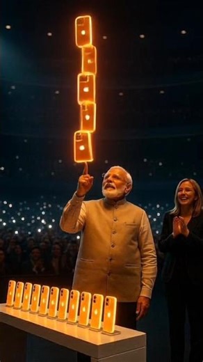 PM Modi with Giorgia Meloni at apple iphone 17 Events. #iphonemini #appleiphone #pmmodi #giorgiamelo