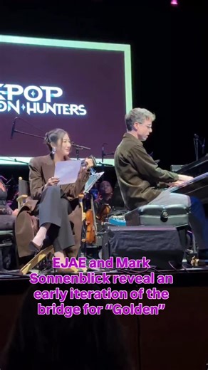 119K views · 648 reactions | EJAE and Mark Sonnenblick pull back to the curtain on an early iteration of the bridge of “Golden” to how it became what you hear in #KPopDemonHunters | Deadline Hollywood | Facebook