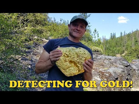 Metal Detecting in USA Pacific North West (Whites MXT detector) Bedrock Prospecting