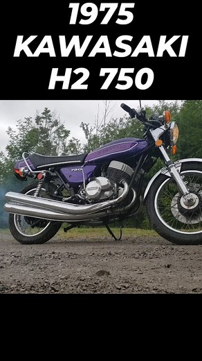 1975 KAWASAKI H2 750 #kawasaki #h2 #2stroke #twostroke #classicmotorcycle #motorcycle | Pete's Classic Cycle