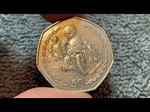 1997 Isle of Man 50 Pence Coin - T.T. • Values, Information, Mintage, History, and More