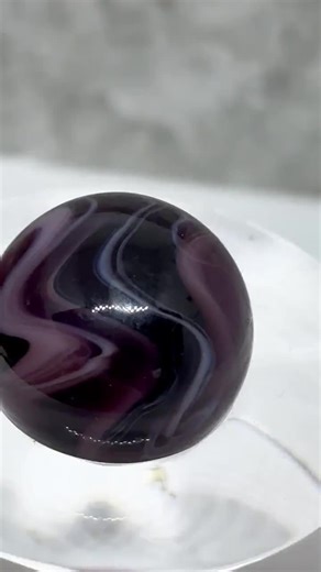 Vintage Purple Swirl Glass Marble: Akro Agate Style Shooter - Etsy